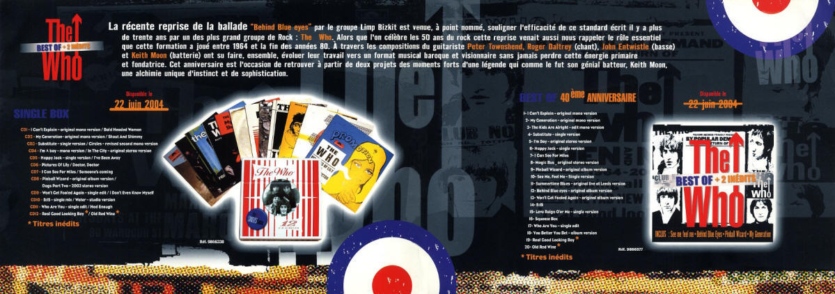The Who - 2004 - Then & Now Press Kit - France