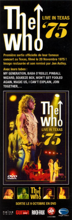 The Who - Live In Texas '75 - 2012 France