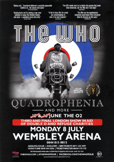 The Who - Quadrophenia & More - July 8, 2013 UK