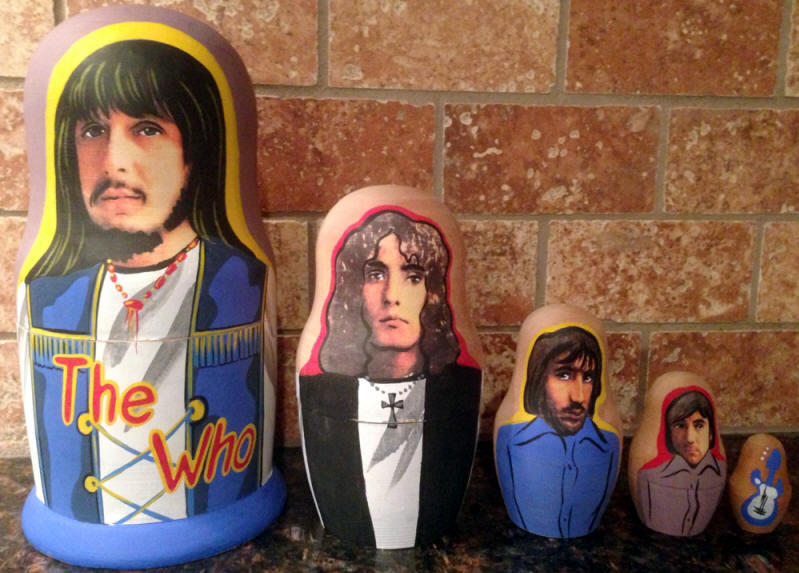 The Who - 2013 Russia Nesting Dolls