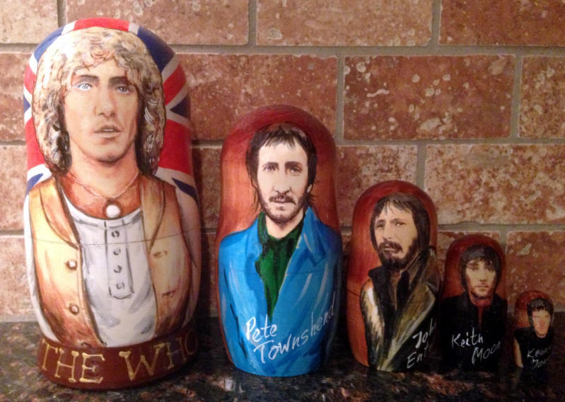 The Who - 2013 Russia Nestling Dolls