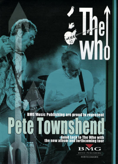 The Who / Pete Townshend - BMG - 2014 UK