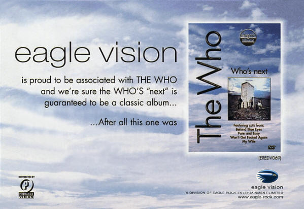 The Who - Eagle Vision - 2014 UK