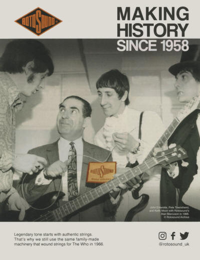 The Who - RotoSound Strings - 2014 UK Ad