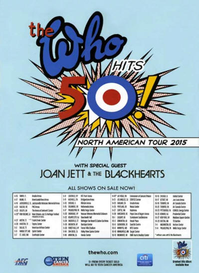 The Who Hit's 50 - USA Tour 2015 - March, 2015 USA