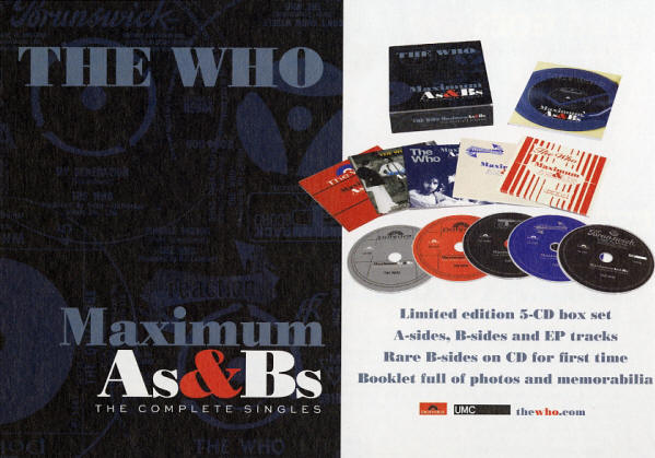 The Who - Maximum As & Bs - 2017 UK