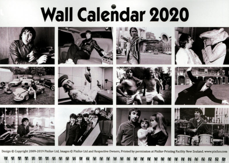 Keith Moon - 2020 New Zealand Calendar