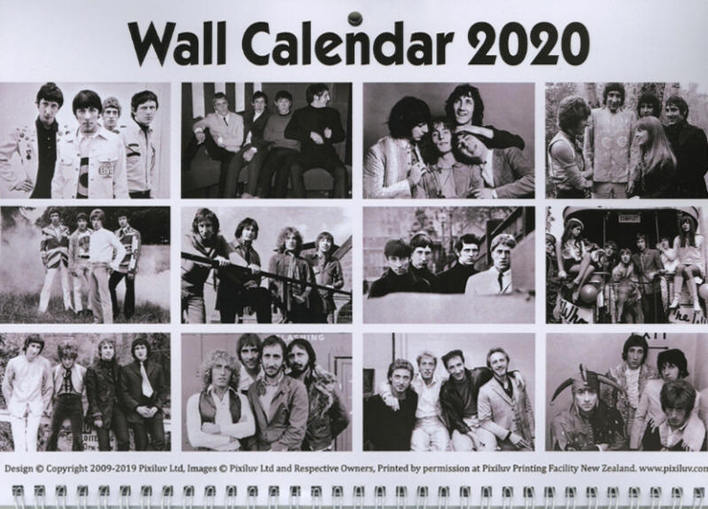 The Who - 2020 New Zealand Calendar