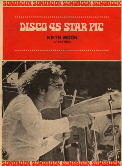 Keith Moon - UK - Disco 45 - January, 1971 (back cover)