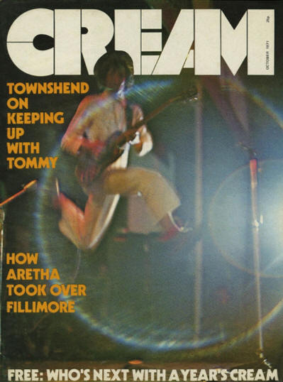 Pete Townshend - UK - Cream - October, 1971 