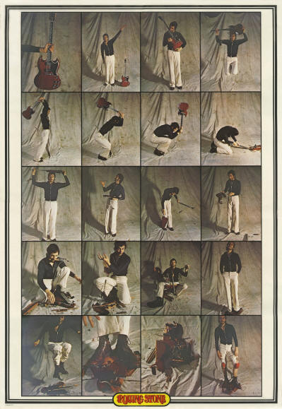 Pete Townshend - Rolling Stone Magazine - 1974 USA (Promo) Poster