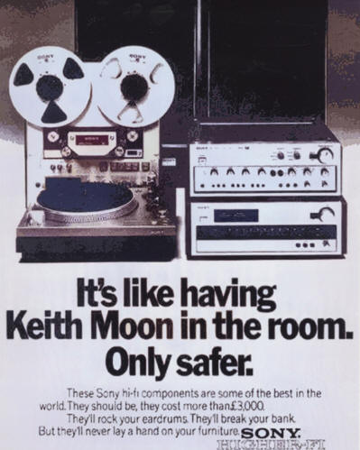Keith Moon - Sony - 1974 UK