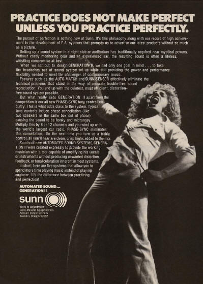 Roger Daltrey - Sunn Amp - 1974 USA