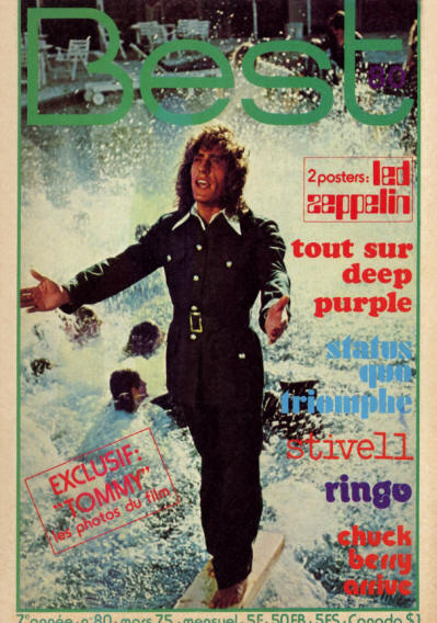 Roger Daltrey - France - Best - March, 1975