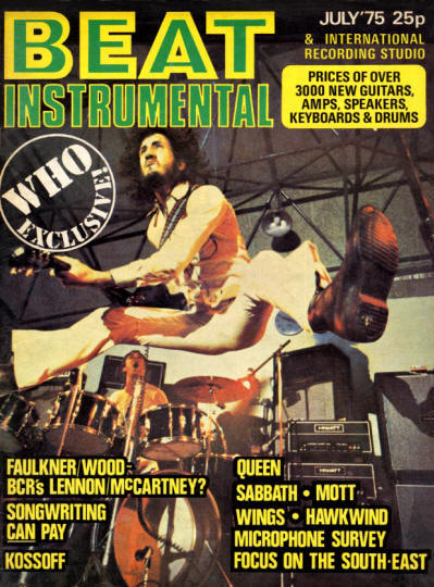 The Who - UK - Beat Instrumental - July, 1975