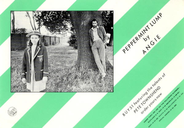 Pete Townshend - Peppermint Lump - 1979 UK Flyer