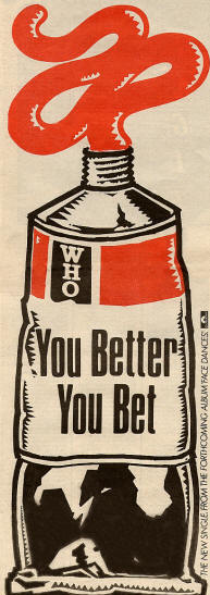 The Who - You Better You Bet - 1981 UK