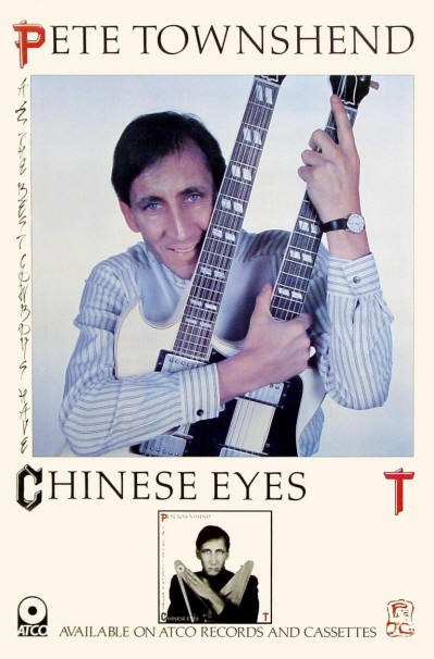 Pete Townshend - All The Best Cowboys Have Chinese Eyes - 1982 USA (Promo)
