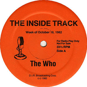 The Inside Track - The Who - Week Of October 18, 1982