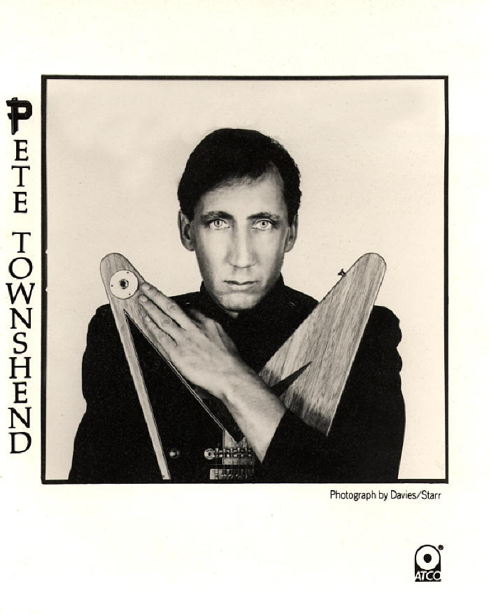 Pete Townshend - All The Best Cowboys Have Chinese Eyes - 1982 Press Kit (Australia)