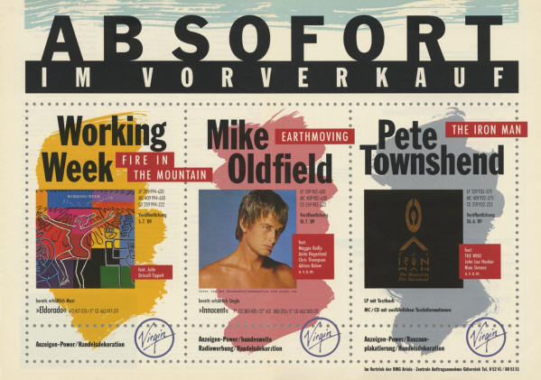 Pete Townshend - Iron Man - 1989 Germany Ad