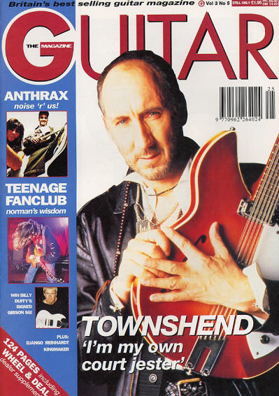 Pete Townshend - UK - Guitar - July, 1993 