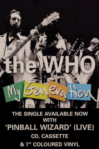 The Who - My Generation - 1996 UK (Promo)