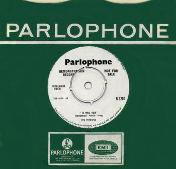 It Was You - 1964 UK 45 (Promo) [The Naturals]