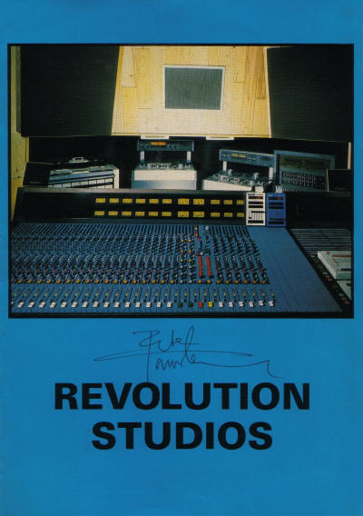 Revolutions Studios - Pete Townshend Autographed Poster