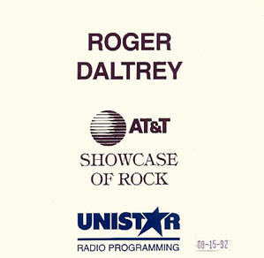 Showcase Of Rock - Roger Daltrey