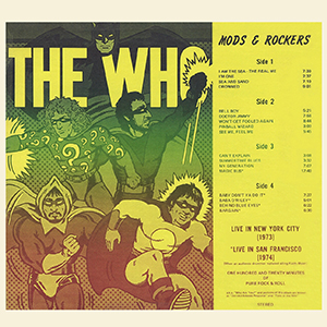 The Who - Mods & Rockers - LP - 12-04-73