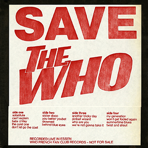 The Who - Save The Who - LP