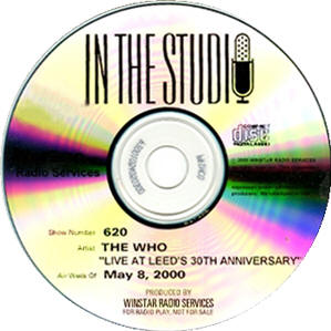 In The Studio - Live At Leeds 30th Anniversary - May 8, 2000
