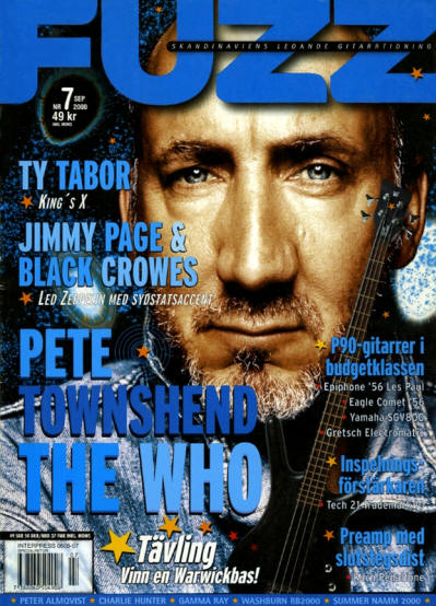 Pete Townshend - Sweden - Fuzz - September, 2000