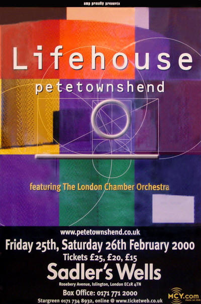 Pete Townshend - Sadler's Wells - 2000 UK (Promo)