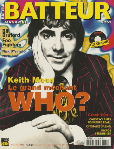 Keith Moon - France - Batteur - October, 2002