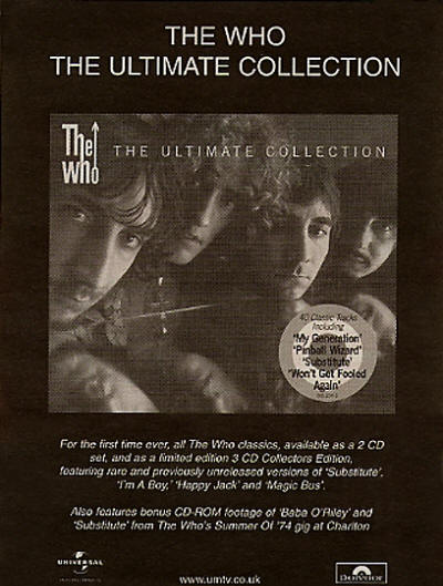 The Who - The Ultimate Collection - 2002 UK