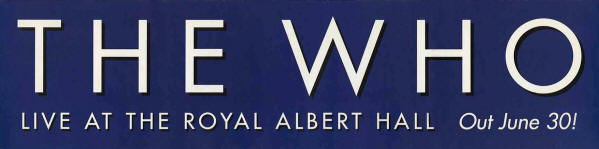 The Who - Live At The Royal Albert Hall - 2003 UK (Promo)