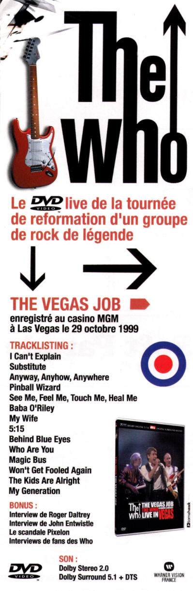 The Who - The Vegas Job - 2003 France