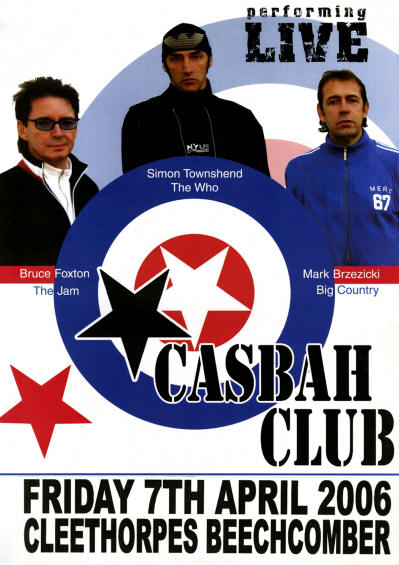 Simon Townshend - The Casbah Club - April 7, 2006 - UK - Poster