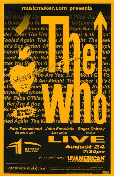 The Who - Pepsi Center - Denver, CO - 08/24/06 (Promo)