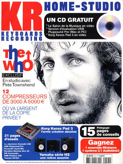 Pete Townshend - France - Keyboards Recording - November, 2006