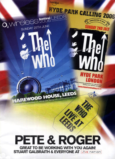 The Who - Live Nation - 2006 UK