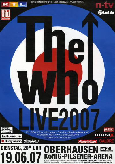 The Who - Konig-Pilsener Arena - Oberhausen, Germany - June 19, 2007 (Venue Promo)