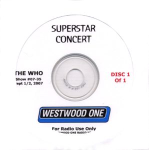 The Who - Superstar Concert - September 1/2, 2007 USA