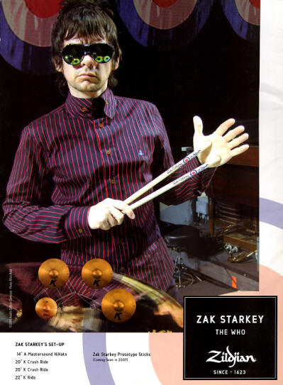 Zak Starkey - Zildjian - 2007 USA