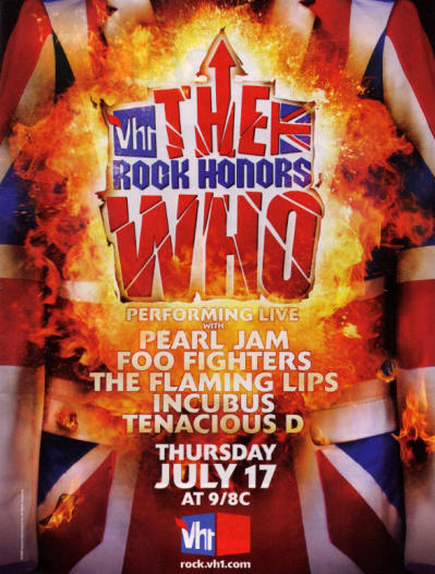 The Who - VH-1 Rock Honors - July 17, 2008 USA