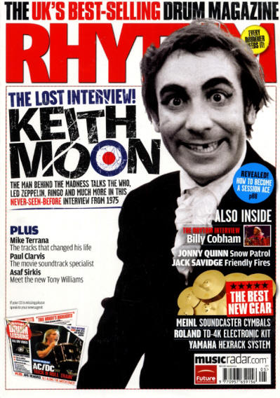 Keith Moon - UK - Rhythm - May, 2009
