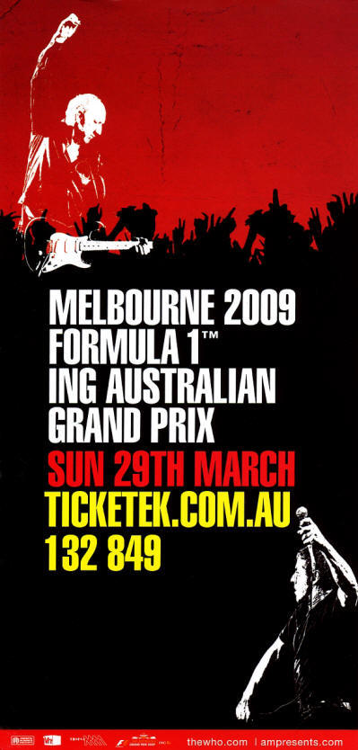 The Who - Melbourne - 2009, Australia
