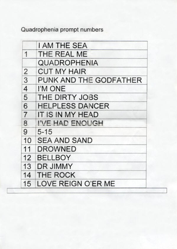 The Who - Royal Albert Hall - Setlist - March 30, 2010 UK